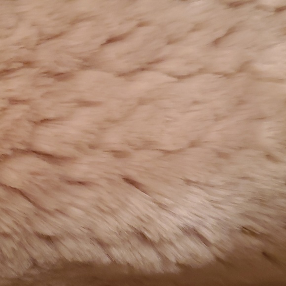 Adorable Reversible Fur, and Fabric Jacket - Picture 3 of 16